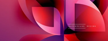 Soyut sıvı şekilleri, canlı kırmızılar, morlar dinamik bir zemin oluşturur. Modern tasarım elementleri enerji, akış önerir.