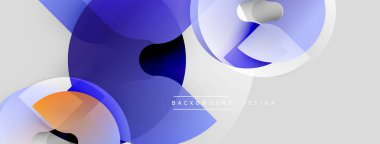 Soyut sıvı şekilleri, mavi, turuncu, beyaz gradyanlar. Modern tasarım, dinamik kompozisyon, pürüzsüz geçişler. Minimalist arkaplan dokusu.