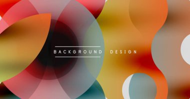 Soyut renkli şekiller dinamik görsel efektler yaratır. Arkaplan ve sunumlar için uygun modern tasarım.