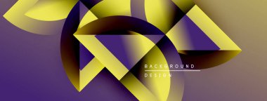 Soyut sıvı şekiller harmanlanır, dinamik mor, sarı gradyanlar oluşturur. Arkaplan ve sunumlar için modern tasarım ögesi.