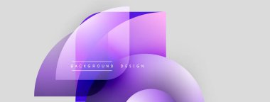 Soyut katmanlar dinamik mor, mavi gradyanlar yaratır. Minimalist tasarım arka planlara, sunumlara, modern görsellere uyuyor. Temiz, basit estetik..