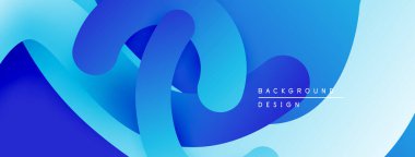 Soyut mavi eğimler akan şekiller yaratır. Modern tasarım, hareketliliği, derinliği ve sakin atmosferi çağrıştırıyor. Projeler için mükemmel arkaplan.