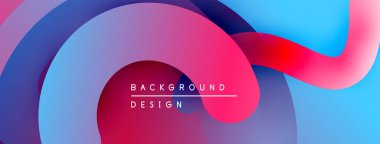 Soyut sıvı şekiller, canlı renklerin karışımı. Modern tasarım, pürüzsüz gradyanlar dinamik görsel efekt yaratır. Arkaplanda metin ögeleri.