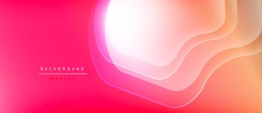 Soyut eğim arkaplanı. Yumuşak kıvrımlar, canlı pembeler, portakallar modern tasarım yaratır. Minimalist estetik, dijital projeler için uygun.