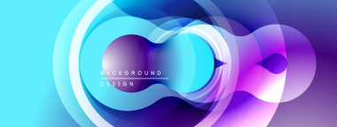 Soyut akışkan şekiller, canlı renklerin karışımı. Modern tasarım, pürüzsüz gradyanlar dinamik görsel efekt yaratır. Arkaplan ögesi.
