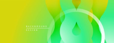 Soyut eğim arkaplanı. Yumuşak şekiller, dinamik görsel efektler yaratır. Parlak renkler tazeliği ve enerjiyi gösterir.