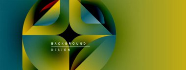 Soyut renkli tasarım. Sıvı şekiller harmanlanır, dinamik görsel efekt yaratır. Sarı, deniz mavisi, kırmızı renkler kompozisyona hakim. Modern arkaplan ögesi.