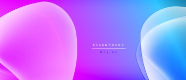 Soyut akışkan şekiller harmanlanarak canlı mor gradyan oluşturur. Metin, kompozisyon içerisindeki arkaplan tasarımını okur. Modern, dinamik görsel.