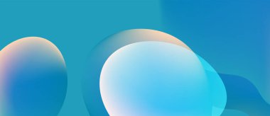 Soyut arkaplan özellikleri üst üste biniyor. Yumuşak mavi renkler şeftali tonu ile harmanlanır ve sakinleştirici görsel efekt yaratır. Minimalist tasarım.