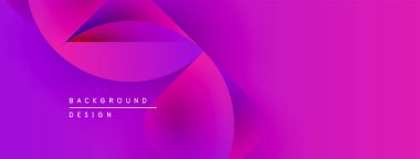 Soyut mor eğimli arkaplan. Pürüzsüz şekiller, dinamik görsel efektler yaratır. Metin arka plan tasarımı okur. Modern, canlı kompozisyon.