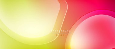 Soyut sıvı şekilleri sarı, turuncu, kırmızı renkleri harmanlıyor. Pürüzsüz gradyanlar dinamik arka plan tasarımı yaratır. Minimalist estetik.