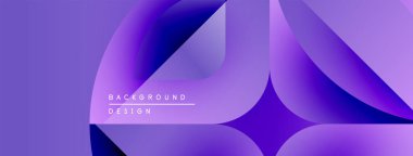 Soyut mor arkaplan. Akışkan şekiller, dinamik modern tasarım oluşturur. Renkler derinlik ve doku sağlar.