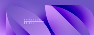 Soyut mor eğimler akışkan şekiller yaratır. Minimalist tasarım metin arkaplan tasarımı içerir. Modern estetik, pürüzsüz geçişler, canlı renkler.