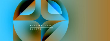 Soyut sıvı şekiller harmanlanır ve canlı bir zemin oluşturur. Mavi, turuncu, altın renkleri tasarımda baskın. Modern estetik.