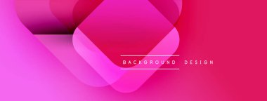 Soyut pembe dizayn özellikleri üst üste biniyor. Gradyan renkler dinamik görsel efekt yaratır. Metin arkaplan tasarımı okur.