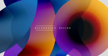 Soyut sıvı şekilleri örtüşür ve canlı renk değişimleri yaratır. Modern tasarım metin arkaplanı, tasarım içerir. Yumuşak geçişler kompozisyona hakim..