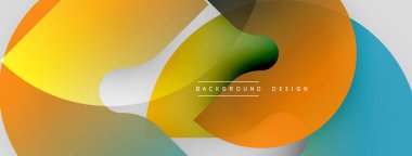 Soyut sıvı şekiller, canlı renklerin karışımı. Modern tasarım, pürüzsüz eğimler dinamik kompozisyon yaratır. Minimalist estetik, temiz çizgiler..