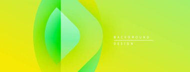 Soyut sarı, yeşil gradyanlar dinamik şekiller oluşturur. Minimalist tasarım dijital projeler için modern arka plan öneriyor. Temiz, enerjik..