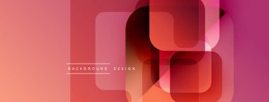 Soyut geometrik şekiller, sıcak renk eğimleri. Modern tasarım elementleri dinamik görsel doku oluşturur. Minimalist kompozisyon, uygun pankart veya başlık.