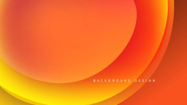 Soyut turuncu, sarı renkler. Yumuşak kıvrımlar siyah arkaplana karışır. Modern tasarım ögesi, canlı renkler, dinamik bileşim.