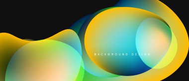 Soyut akışkan şekiller, canlı renklerin karışımı. Modern tasarım, pürüzsüz gradyanlar dinamik görsel efekt yaratır. Arkaplan özellikleri katmanlı biçimler.