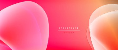 Soyut pembe, turuncu renkler. Pürüzsüz şekiller, dinamik görsel efektler yaratır. Modern arkaplan tasarımı ögesi.