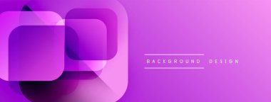 Soyut mor katmanlar modern tasarım yaratır. Gradyan gölgeler, arka planlar için uygun, dinamik görsel efektler sunar. Minimalist stil.