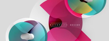 Soyut geometrik şekiller çakışıyor. Pembe, deniz mavisi, gümüş renkleri modern tasarım yaratır. Temiz çizgiler, dinamik kompozisyon. Minimalist estetik.