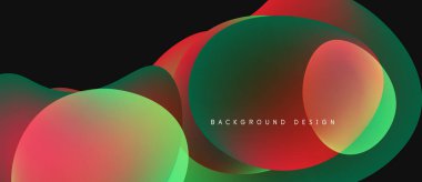 Soyut sıvı şekiller, canlı renklerin karışımı. Modern tasarım unsuru, projeler için mükemmel bir zemin. Yumuşak gradyanlar dinamik görsel etki yaratır.