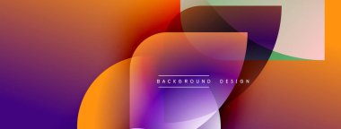 Soyut gradyanlar çakışıyor, dinamik görsel akış yaratıyor. Mor, turuncu, kırmızı renkler kompozisyona hakim. Metin arkaplan tasarımı okur.