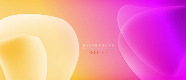 Soyut eğim arkaplanı. Yumuşak şekiller sarı, turuncu ve pembe renkleri harmanlıyor. Dijital projeler ve sunumlar için minimalist tasarım.