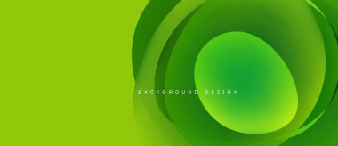 Parlak yeşil katmanlar dinamik görsel efekt yaratır. Modern tasarım arka planlar ve sunumlar için uygundur. Yumuşak eğimler mevcut derinlik.