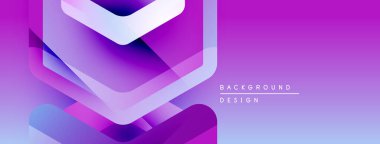 Soyut mor tasarım. Geometrik şekiller, dinamik görsel efekt oluşturur. Sunumlar ve web siteleri için modern arkaplan uygun.