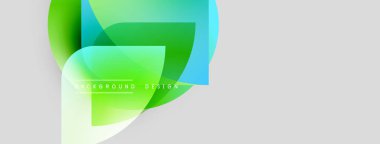 Abstract fluid shapes overlap, creating vibrant color gradients. Minimalist design with text elements for background use.