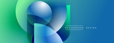 Abstract fluid shapes blend, creating vibrant gradient background. Modern design elements suggest innovation, energy, dynamism.