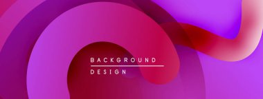 Abstract fluid shapes, vibrant purple, magenta, red hues. Modern design, smooth gradients create dynamic visual effect.