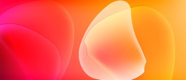 Abstract gradients blend vibrant reds, oranges, yellows. Soft shapes overlap creating luminous visual effect. Smooth transitions dominate composition.