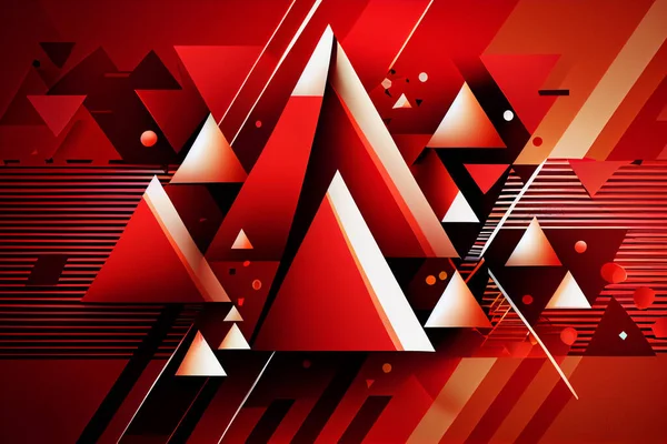 Illustration of triangles geometrical shapes background.