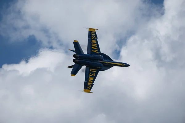 Montgomery Eua Junho 2023 Desempenho Esquadrão 18Es Blue Angels Marinha — Fotografia de Stock