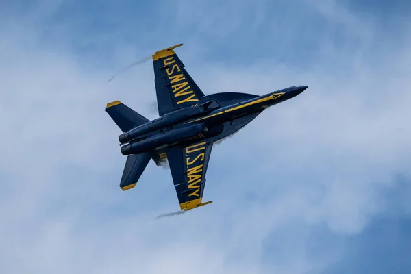 2023年6月25日アメリカ海軍F 18ブルー エンジェルス戦隊ニューヨーク航空ショー公演 ロイヤリティフリーのストック写真