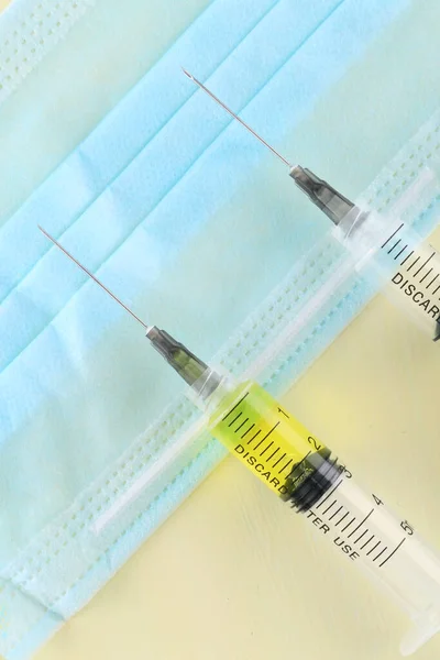 Prueba Vacuna Covid Muestra Sangre Transportada Tubo — Foto de Stock