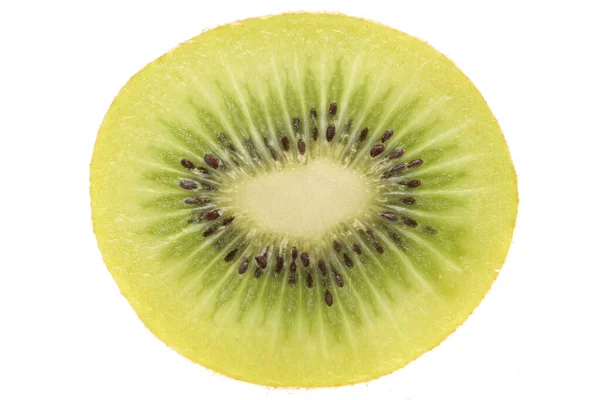 Kiwi Slice Isolated White Background — Stock Photo, Image