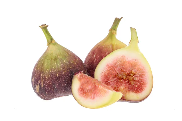 Fresh Purple Fig Fruits Slices — Stock Photo, Image