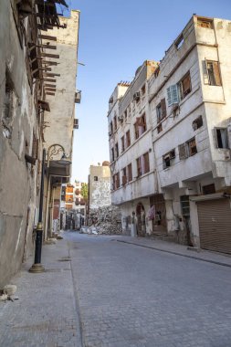  Suudi Arabistan 'ın Jeddah şehrinde 16 Şubat 2019 Eski şehir Jeddah Suudi Arabistan' da Tarihi Jeddah olarak bilinir. Jeddah Balad Suudi Arabistan 'da sokak manzarası 