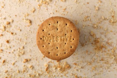 tatlı sindirim bisküvisi yakın plan