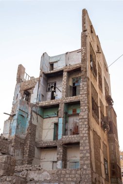 Suudi Arabistan 'ın Jeddah şehrinde tarihi Jeddah olarak bilinir. UNESCO 'nun dünya mirası tarihi köyü Al Balad' daki antik bina.