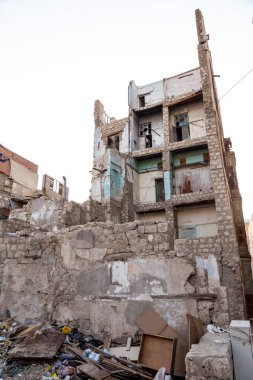 Suudi Arabistan 'ın Jeddah şehrinde tarihi Jeddah olarak bilinir. UNESCO 'nun dünya mirası tarihi köyü Al Balad' daki antik bina.