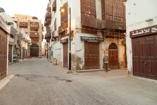 stock image  Saudi Jeddah February 16 2019 Old city in Jeddah Old city in Jeddah Saudi Arabia known as Historical Jeddah. Street view in Jeddah Balad Saudi Arabia 