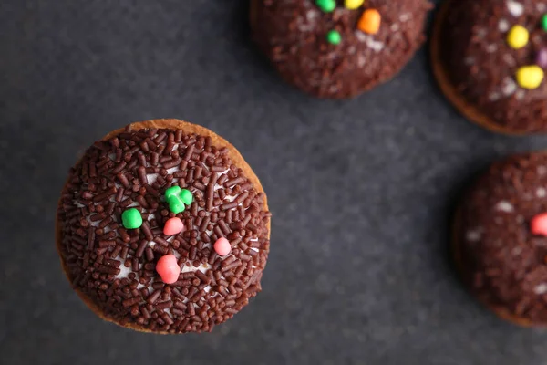 Schokolade Crinkle Cookies Geknackte Schokoladenkekse — Stockfoto