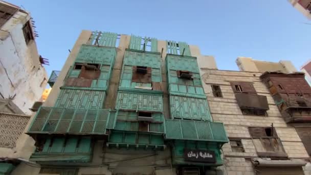 Cidade Velha Jeddah Arábia Saudita Conhecida Como Jeddah Histórico — Vídeo de Stock
